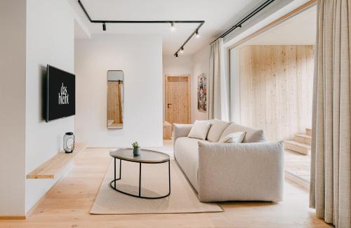 Posezení v ubytování das bleibt Alpine Suites