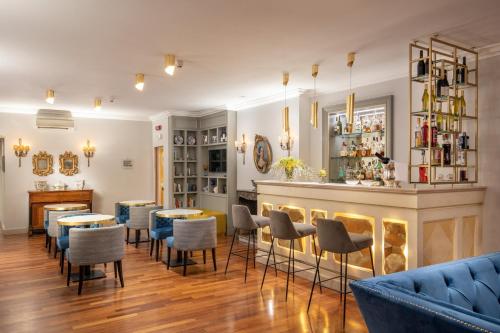 Lounge nebo bar v ubytování Hotel Mozart