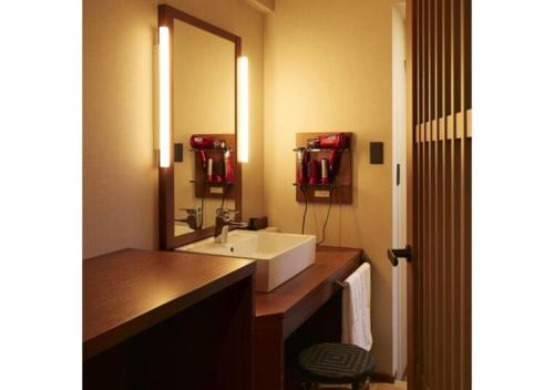 Vonios kambarys apgyvendinimo įstaigoje Sakura Sky Hotel - Vacation STAY 18449v