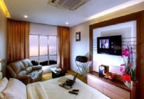 Posezení v ubytování YANGTZE HOTEL 长江酒店
