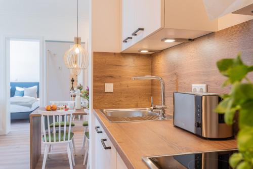 Η κουζίνα ή μικρή κουζίνα στο Westside Arthotel
