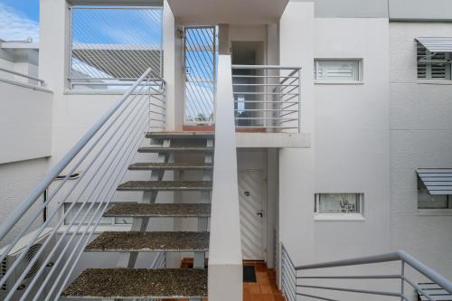a view of the stairs of a building at Chakas Cove in Ballito