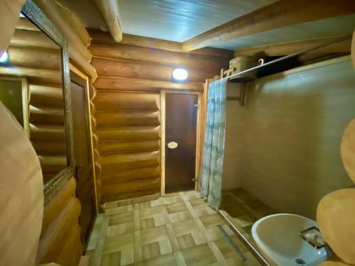 Koupelna v ubytování Resort Stariy Prud