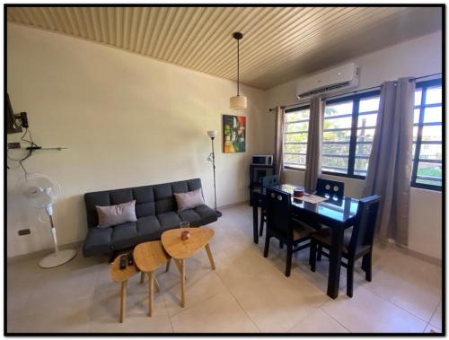 Χώρος καθιστικού στο Beach Break Santa Teresa Apartamentos