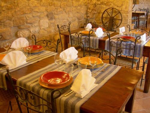 A restaurant or other place to eat at Agriturismo Borgo San Martino