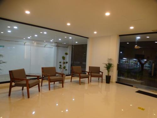 Un lugar para sentarse en Hotel Kavia Plus