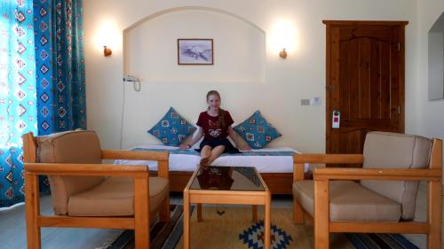 Posezení v ubytování Sheikh Ali Dahab Resort