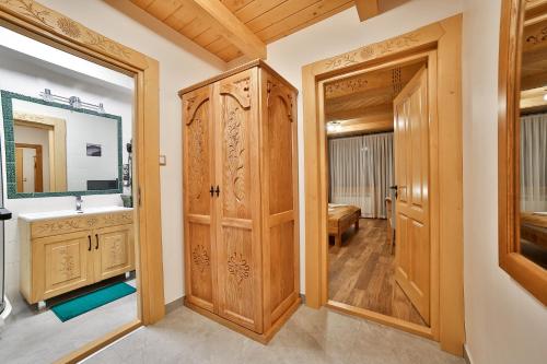 Kúpeľňa v ubytovaní Najlepszy Widok apartamenty