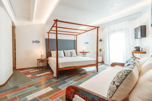 Postel nebo postele na pokoji v ubytování Echi di Puglia Marsento