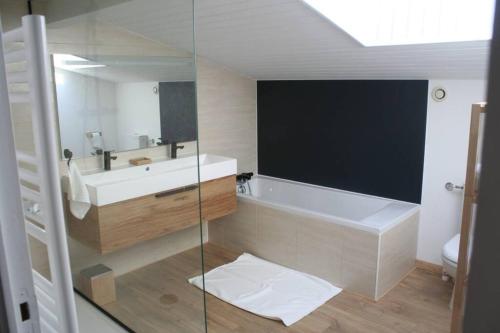 Phòng tắm tại Moulin de Bigorre