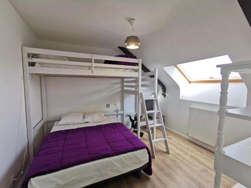 Postel nebo postele na pokoji v ubytování Camping Les Goélands