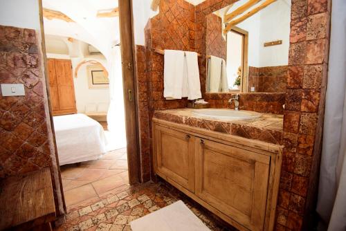 Phòng tắm tại B&B Villa Aurora