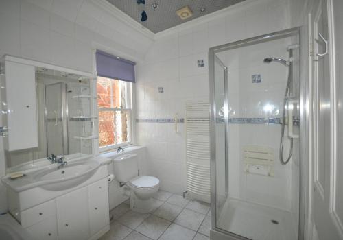 Kylpyhuone majoituspaikassa Sandstones