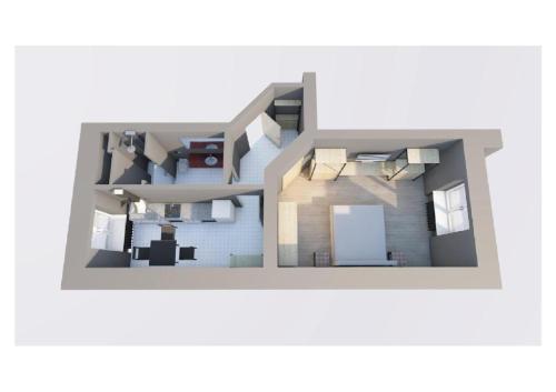 Una cocina o zona de cocina en Residence IRON CUBE