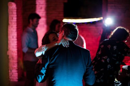a man and a woman dancing on a stage at Masseria Sant'Agapito in Lucera