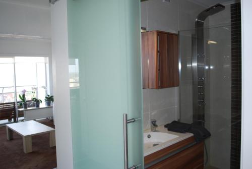 Koupelna v ubytování Apartment View of Antwerp
