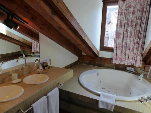 Koupelna v ubytování Hosteria del Arco