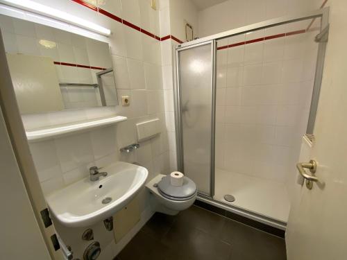 Koupelna v ubytování Apartmenthaus Home24