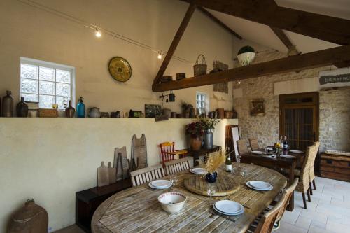 Χώρος καθιστικού στο Le Riad Bourguignon