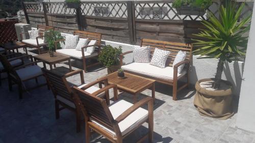 Balkón nebo terasa v ubytování B&B Buzolic
