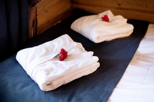 Postel nebo postele na pokoji v ubytování Straand Hotel
