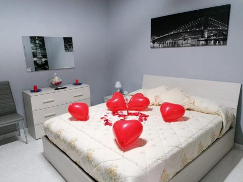 เตียงในห้องที่ B&b Ci Vediamo Da Mario