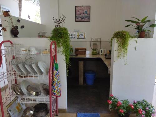Küche/Küchenzeile in der Unterkunft Rusara Guest Home