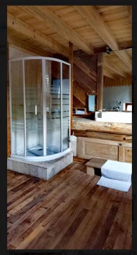 Koupelna v ubytování Chalet Alpin