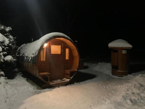 Το Apartamenty Gajówka- rowery, plac zabaw, sauna, jacuzzi τον χειμώνα