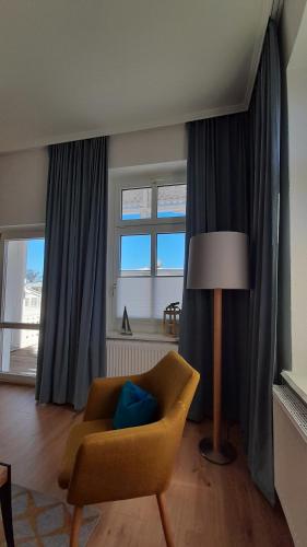 Χώρος καθιστικού στο Strandvilla Merva