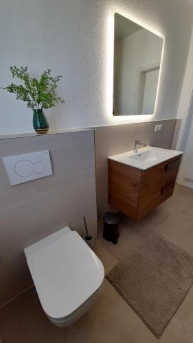 Ένα μπάνιο στο Strandvilla Merva