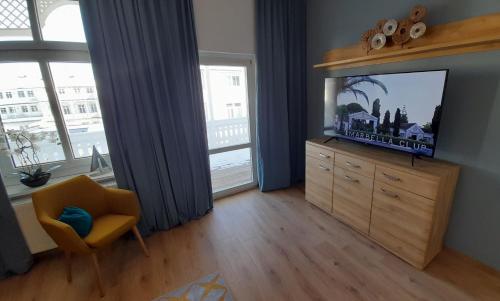 Μια τηλεόραση ή/και κέντρο ψυχαγωγίας στο Strandvilla Merva