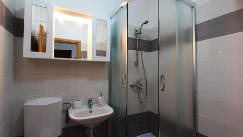 Ένα μπάνιο στο Apartments Tomislav