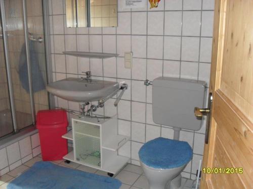 Koupelna v ubytování Ferienwohnung Pauli Robert