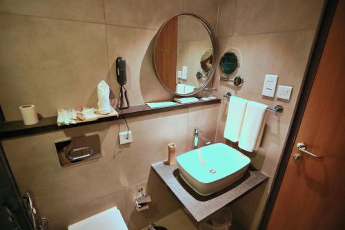 Et badeværelse på E.05 City Inn