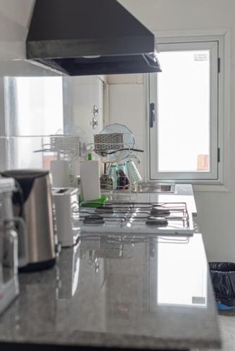 Dapur atau dapur kecil di Posada Waikiki
