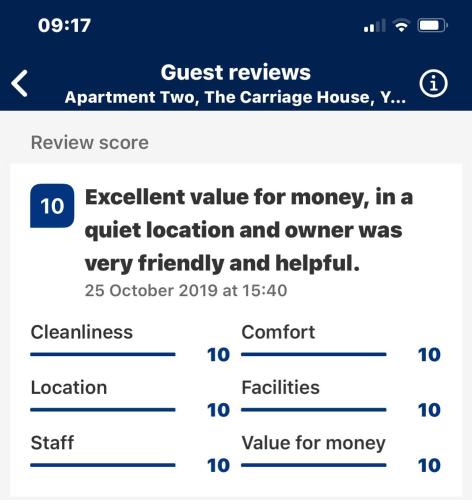 Apartment Two, The Carriage House, Bilbrough, York photo 19