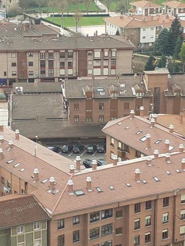 Γενική άποψη της πόλης Aguilar de Campoo ή θέα της πόλης από  αυτό το διαμέρισμα