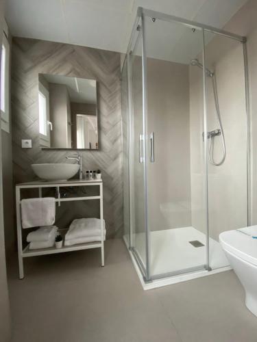 Koupelna v ubytování Hotel Sunna Benicassim