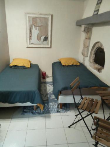 Posezení v ubytování suite familiale 2 chambre