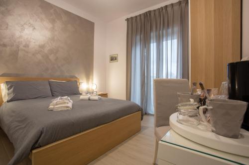 Posteľ alebo postele v izbe v ubytovaní B&B da Francesco