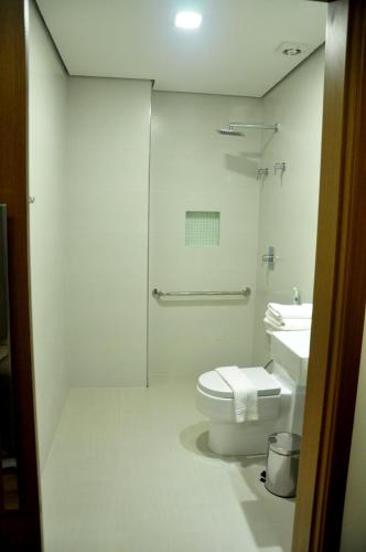 Koupelna v ubytování Hotel Mohave