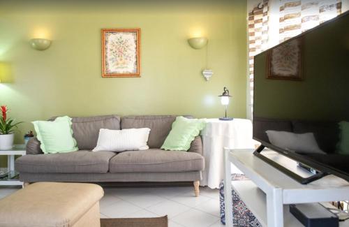 Χώρος καθιστικού στο Apartamento Tyler