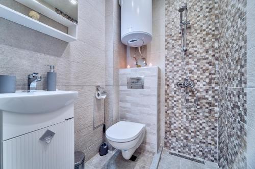 Ένα μπάνιο στο Апартамент S Apart