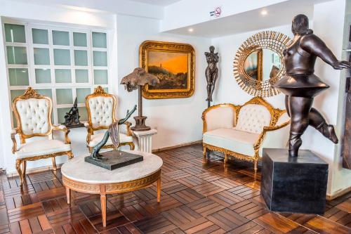 Posezení v ubytování European Life Style Executive Suites