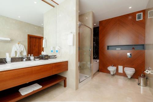 Kylpyhuone majoituspaikassa Hotel Сomplex Irtysh