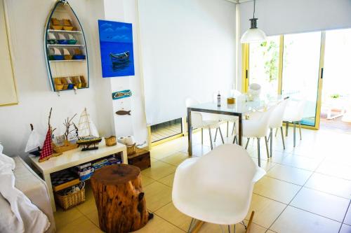Zona de estar de Riverland beach villa
