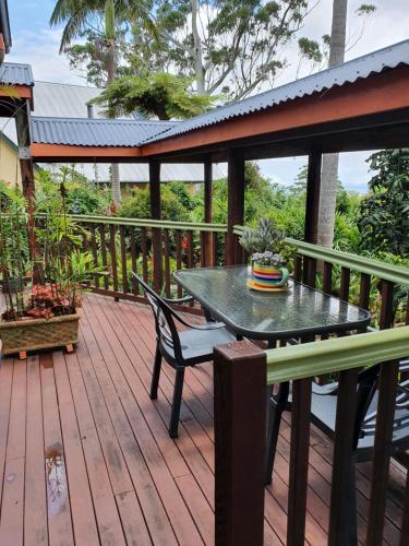 Μπαλκόνι ή βεράντα στο Tamborine Mountain Bed and Breakfast