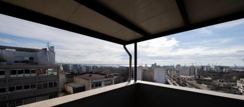a view of a city from the top of a building at Rotonda Hotel in Thessaloniki