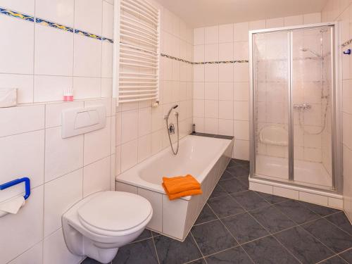 Ванная комната в Ferienhof Kassandra